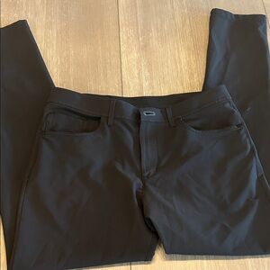 Public Rec Black Pants with Logo Detail dealmaker pants 32 x 34‎